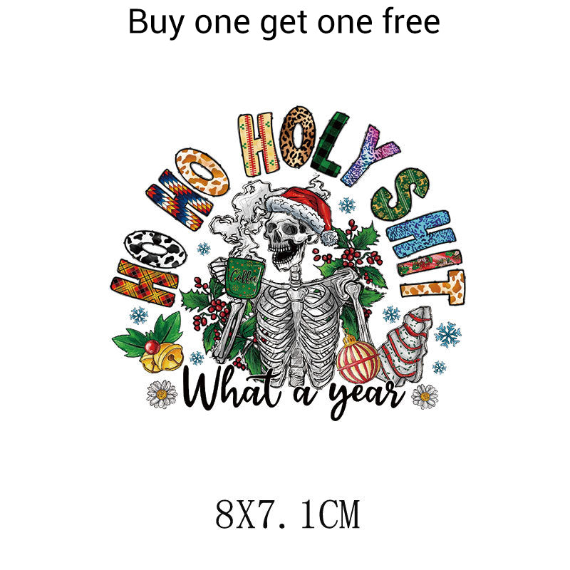 🎅Christmas Special Offer-Christmas Themed Heat Transfer Sticker