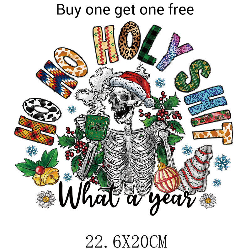 🎅Christmas Special Offer-Christmas Themed Heat Transfer Sticker