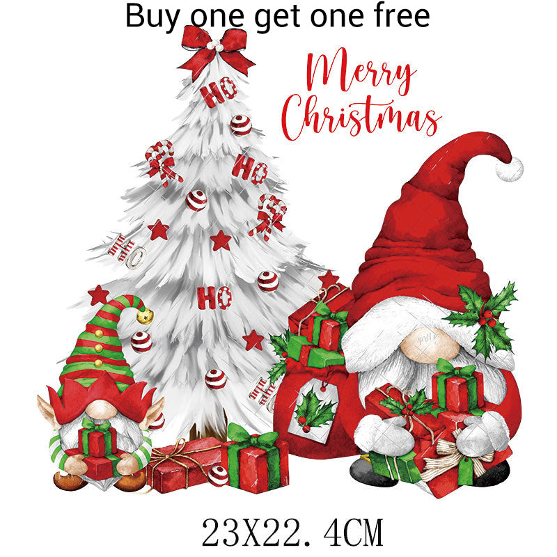 🎅Christmas Special Offer-Christmas Themed Heat Transfer Sticker
