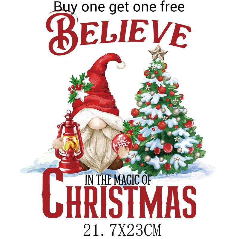🎅Christmas Special Offer-Christmas Themed Heat Transfer Sticker