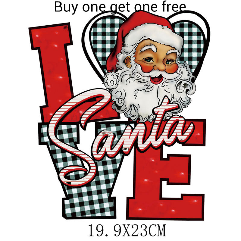 🎅Christmas Special Offer-Christmas Themed Heat Transfer Sticker