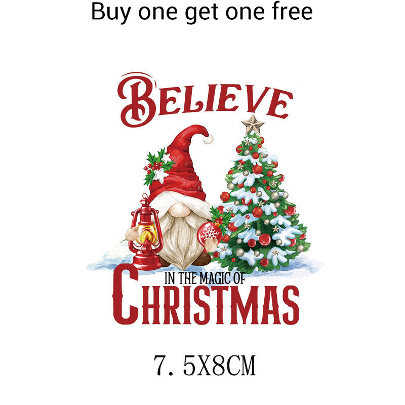 🎅Christmas Special Offer-Christmas Themed Heat Transfer Sticker