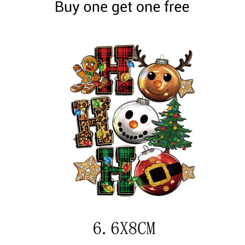 🎅Christmas Special Offer-Christmas Themed Heat Transfer Sticker