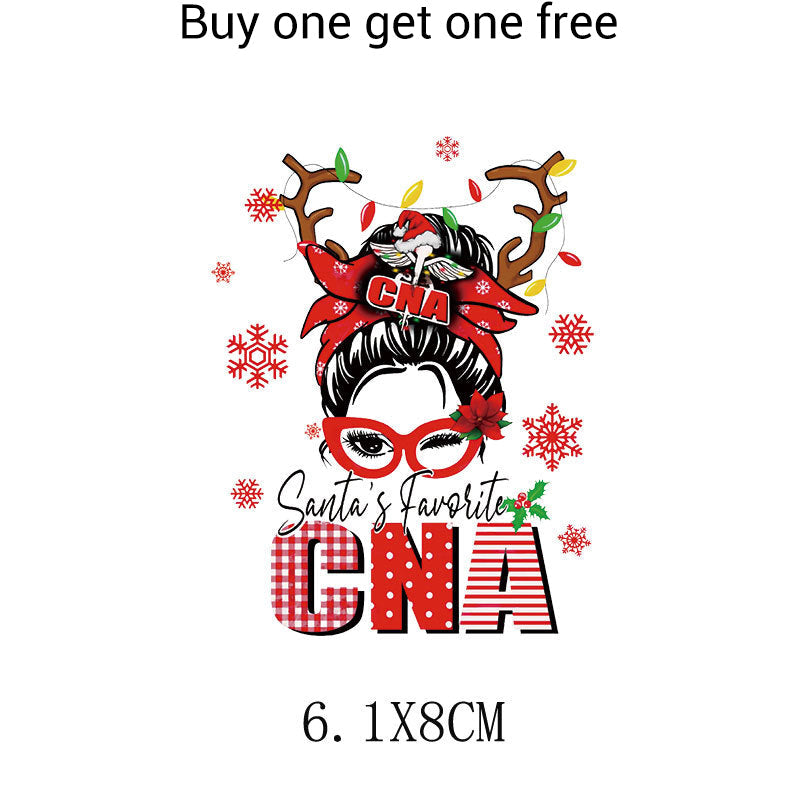 🎅Christmas Special Offer-Christmas Themed Heat Transfer Sticker