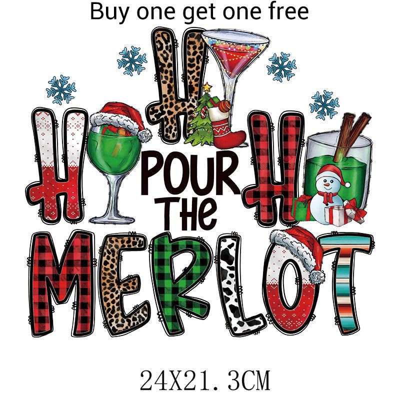 🎅Christmas Special Offer-Christmas Themed Heat Transfer Sticker