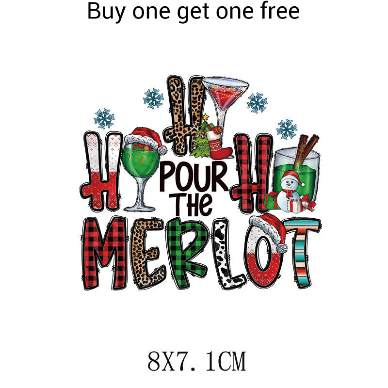 🎅Christmas Special Offer-Christmas Themed Heat Transfer Sticker