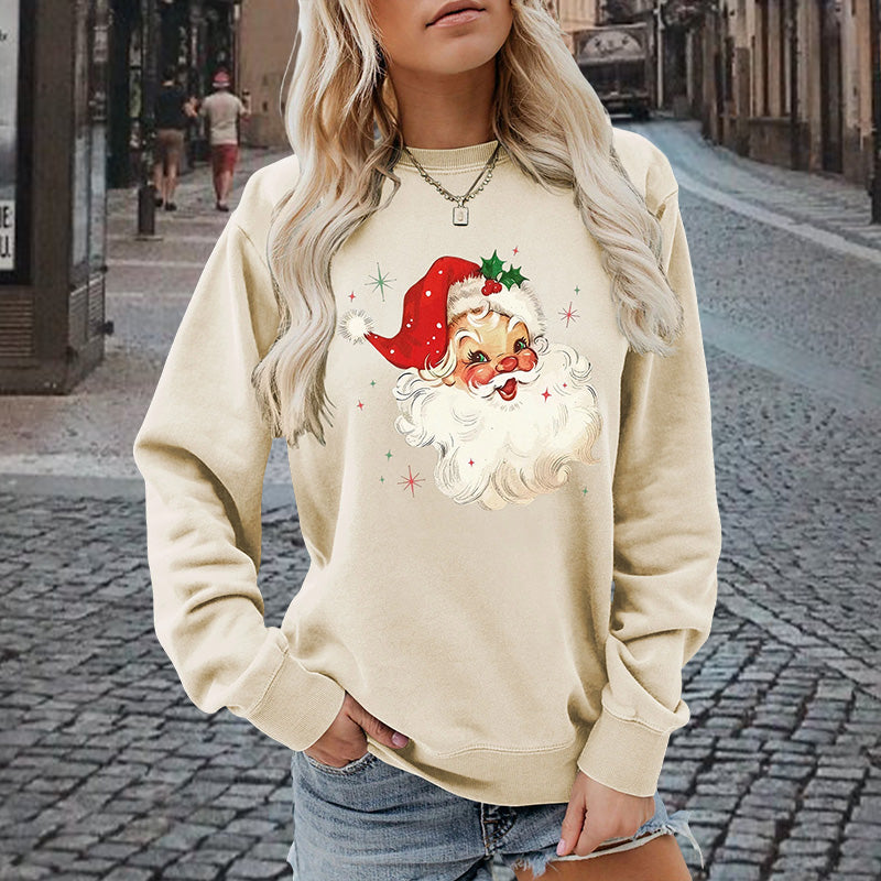 Women's Chic Santa Christmas Sweatshirt