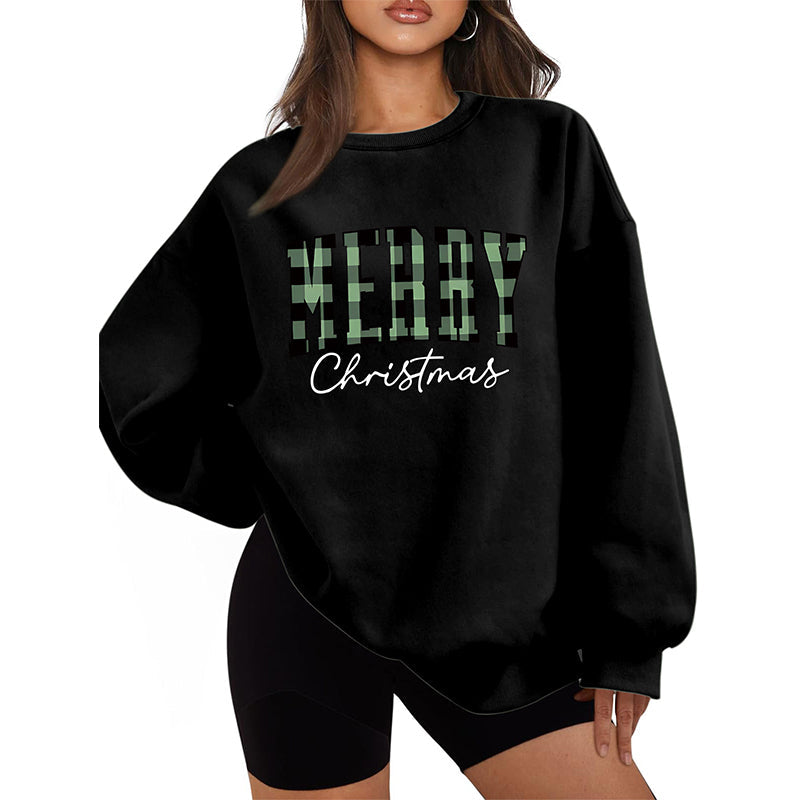 🔥Hot Sale Deals-Women's Print Long Sleeve Crewneck Sweatshirt