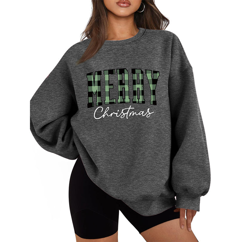 🔥Hot Sale Deals-Women's Print Long Sleeve Crewneck Sweatshirt