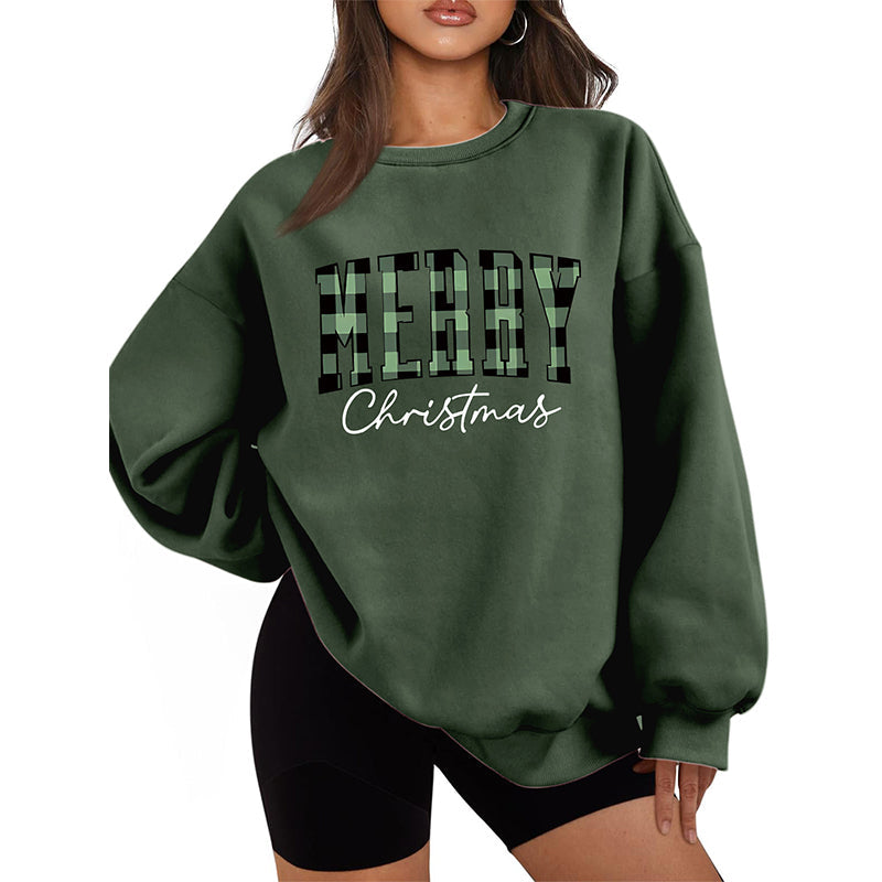 🔥Hot Sale Deals-Women's Print Long Sleeve Crewneck Sweatshirt