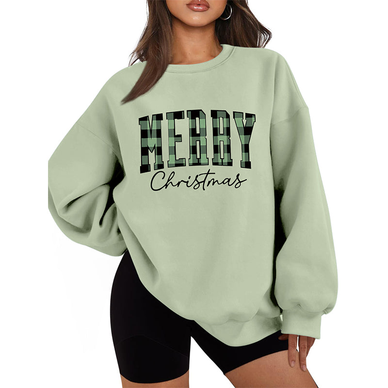 🔥Hot Sale Deals-Women's Print Long Sleeve Crewneck Sweatshirt