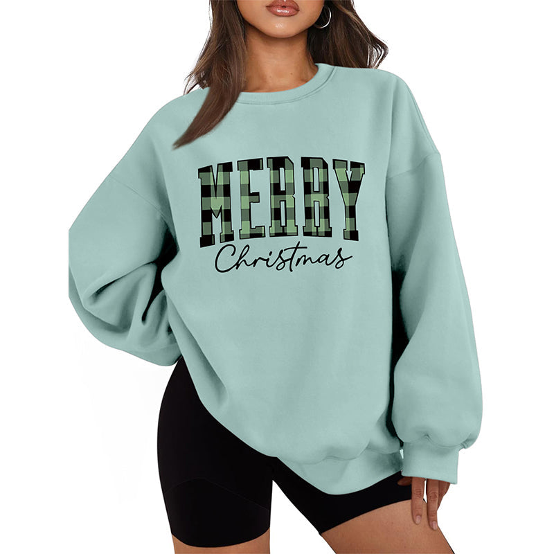 🔥Hot Sale Deals-Women's Print Long Sleeve Crewneck Sweatshirt