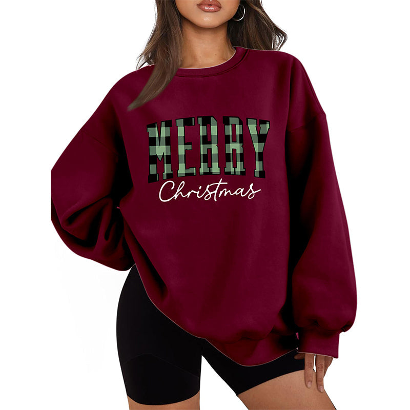 🔥Hot Sale Deals-Women's Print Long Sleeve Crewneck Sweatshirt
