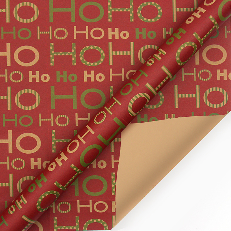 🔥Hot Sale Deals-Christmas Printed Kraft Wrapping Paper Roll