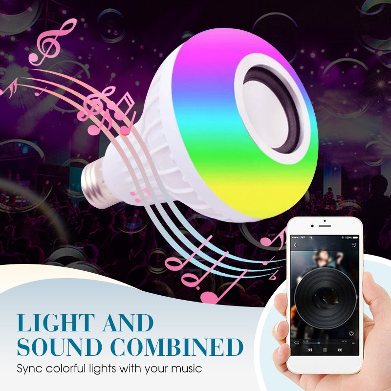 Smart Music Light Bulb with Built-in Bluetooth Speaker