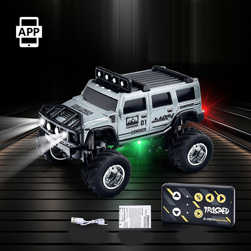 🔋 2025 HOT SALE 50% OFF! ✨ Mini RC Off-Road Truck with Lights