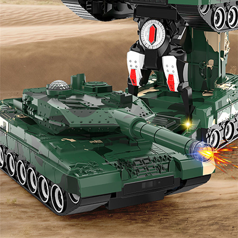 🔥Hot Sale Offers-2-in-1 Remote Control Transforming Tank Robot Toy