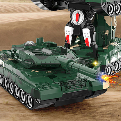 🔥Hot Sale Offers-2-in-1 Remote Control Transforming Tank Robot Toy