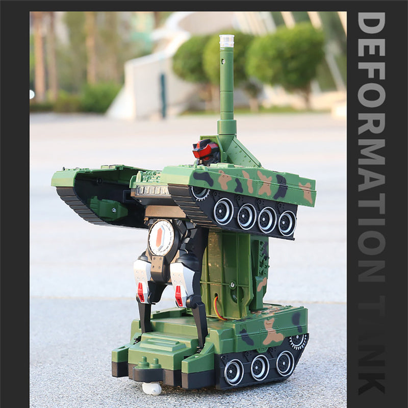 🔥Hot Sale Offers-2-in-1 Remote Control Transforming Tank Robot Toy