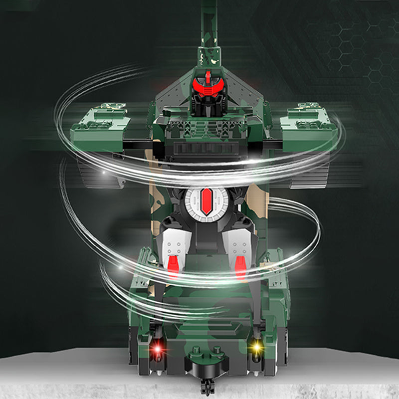 🔥Hot Sale Offers-2-in-1 Remote Control Transforming Tank Robot Toy