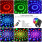 ✨ Colorful Rotating Magic Disco Ball Light