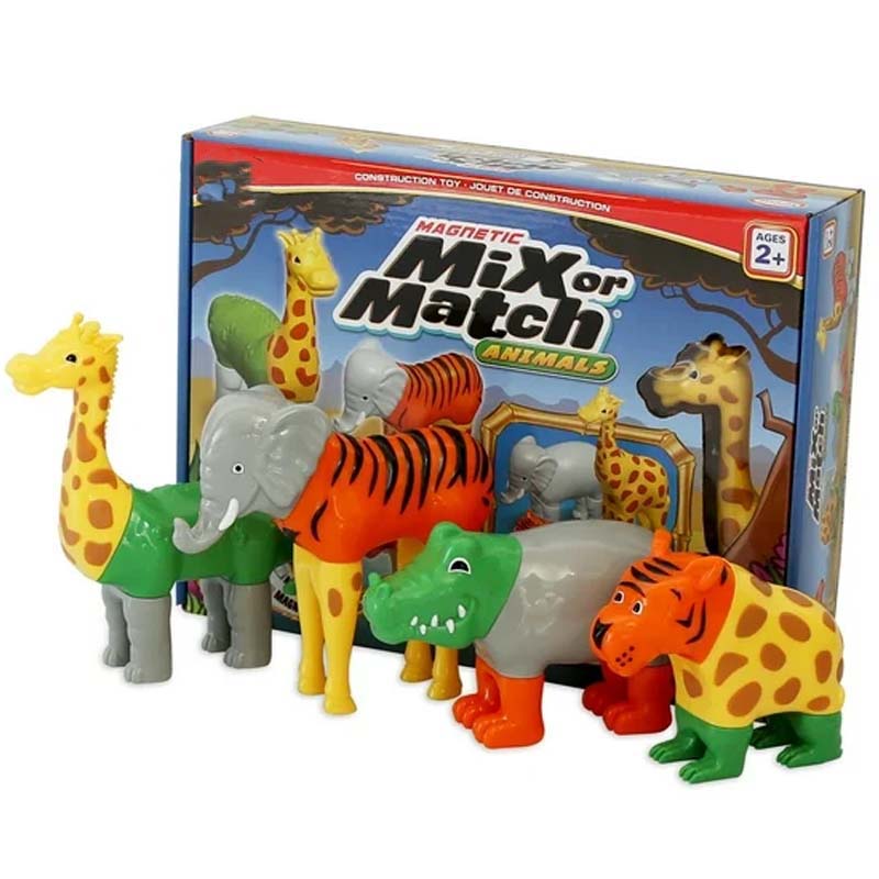 🔥Hot Sale Offers-Magnetic Mix-and-Match Animal Building Toy