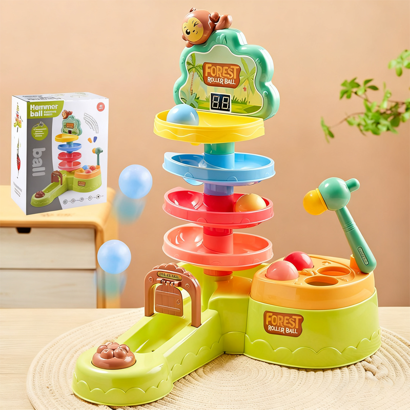 Interactive Ball Drop & Roll Tower Toy
