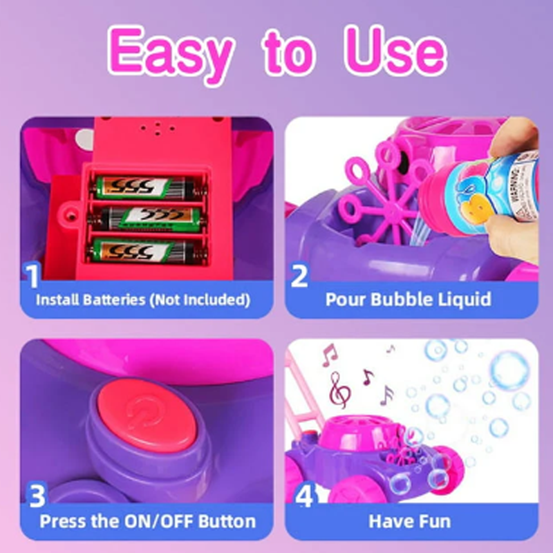 🎅Christmas Special Offer-Bubble Lawn Mower for Toddlers