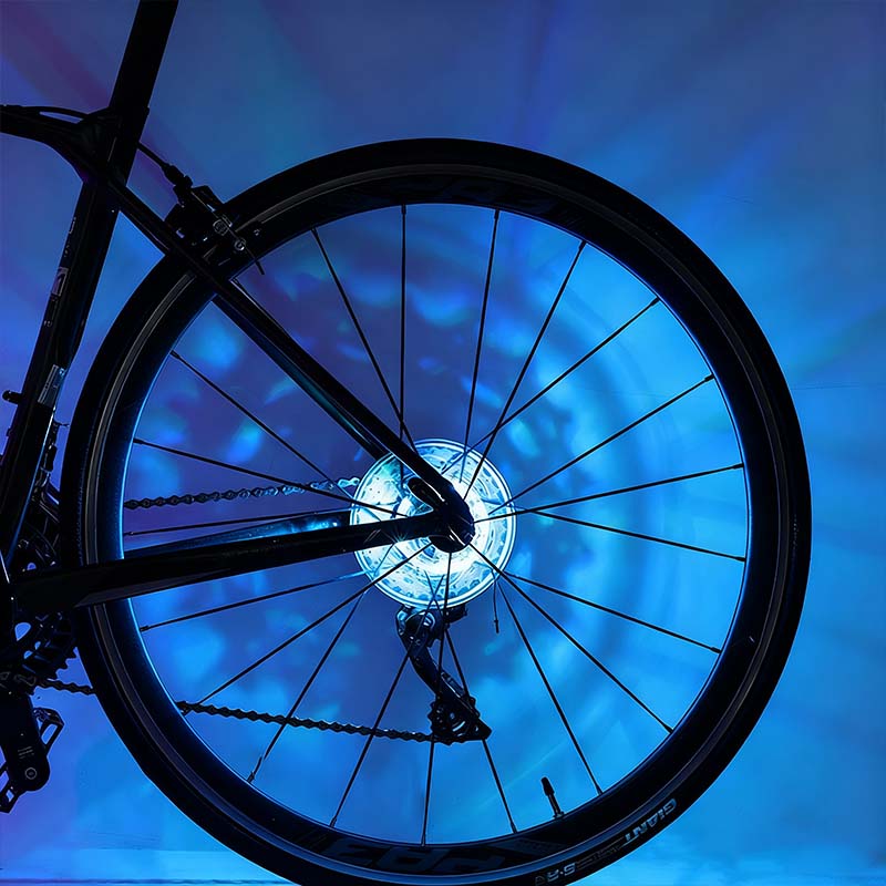 ✨ LED Cycling Wheel Hub Light for Night Riding