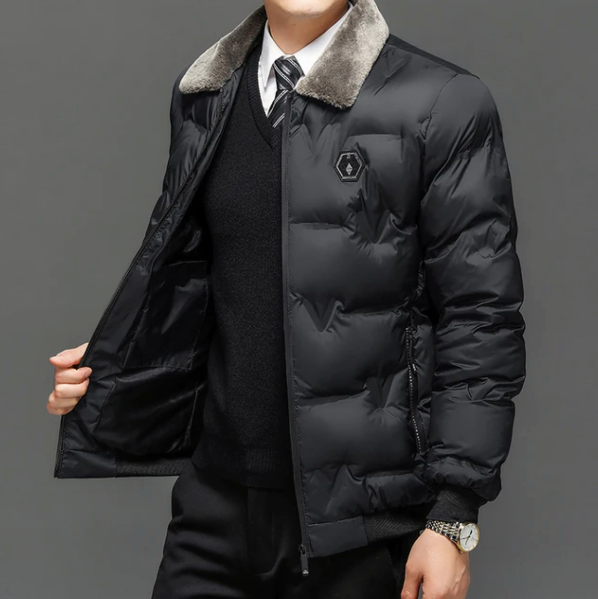 ✨ Men’s Thermal Explorer Jacket – Warm, Durable &amp; Effortlessly Stylish