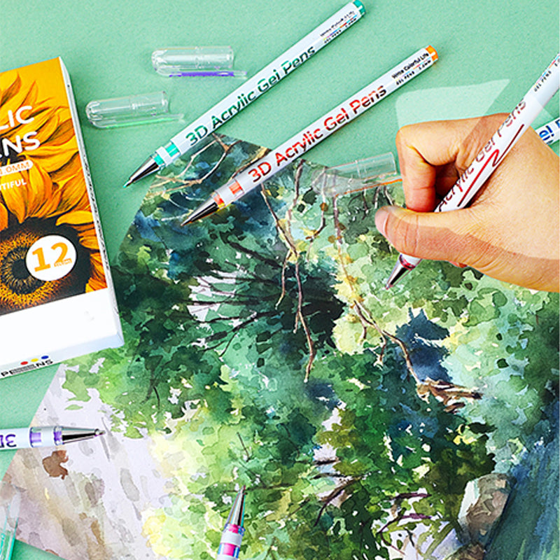 🎅Christmas Sale 70% OFF!!🎄🎁50K+ SOLD! Almost Gone✨Multi-Color Gel Pen Set for Drawing & Coloring