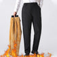 Fleece Thickened Straight Casual Men's Pants