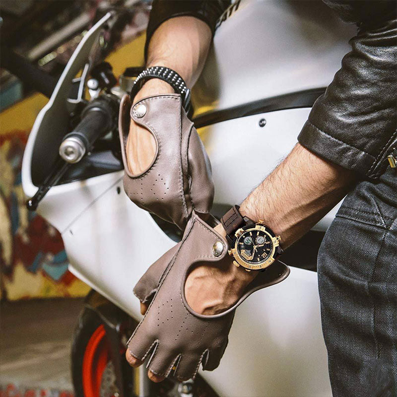 ⌚Multifunctional Dual Display 3ATM Waterproof Men's Quartz Sports Watch