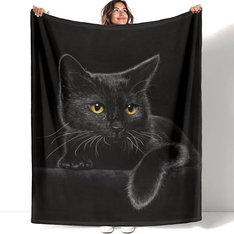 ⏳LAST DAY SALE 50% OFF!⏰🐱Black Cat All-Season Cozy Blanket