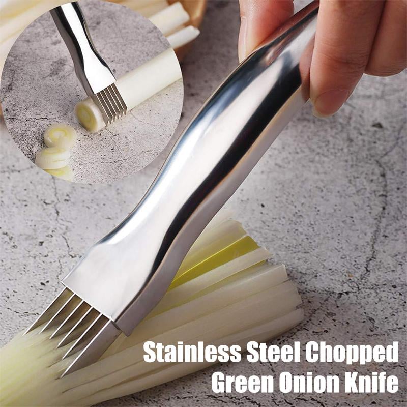 🔥 Buy 1 get 1 free! 7-blade shallot knife – chop onions, peppers, and vegetables in seconds! 🔪✨