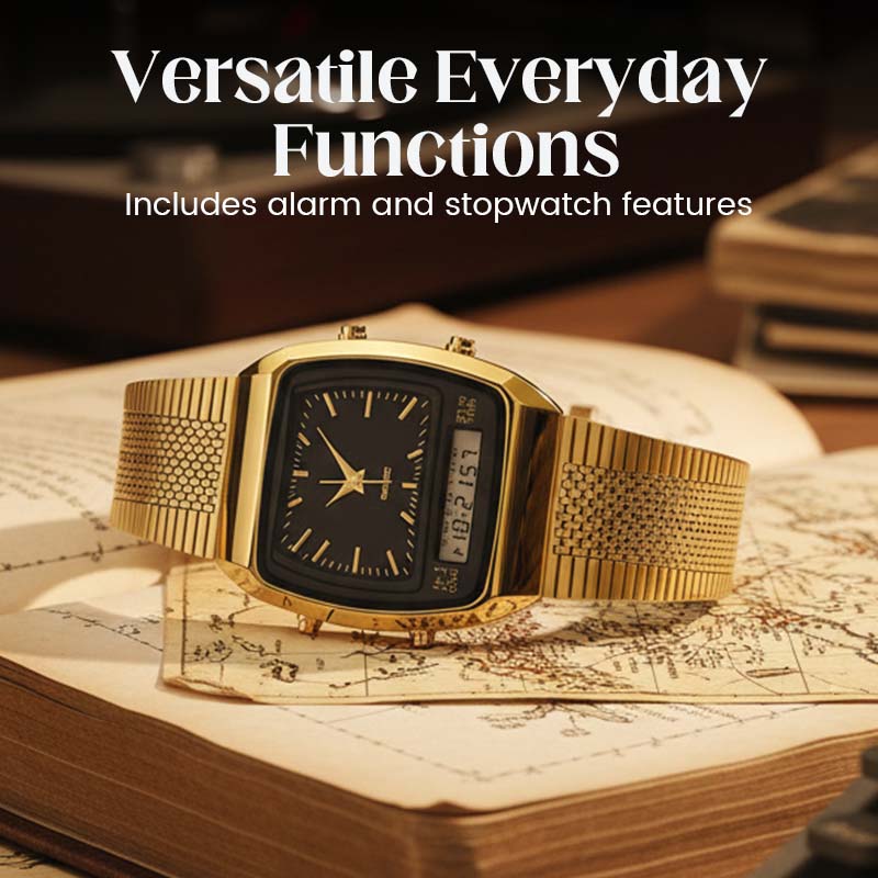 ⏰Black Friday Sale 50% OFF💥💥LIEBIG Roman Retro Dual System Multi-Function Digital Sports Watch