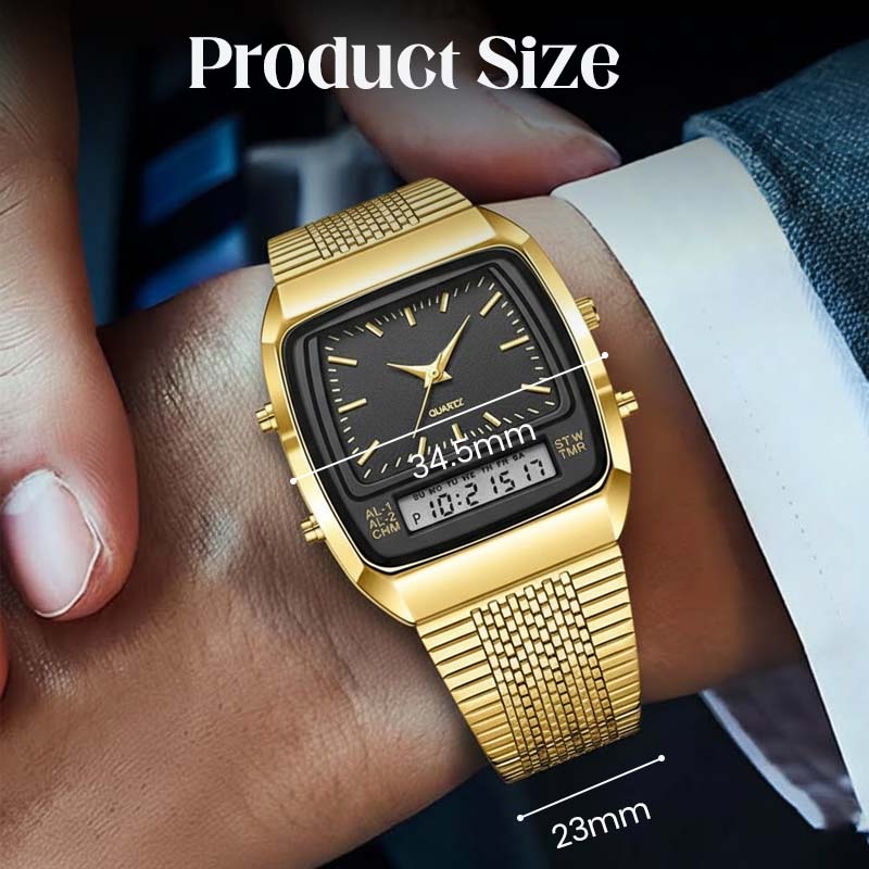 ⏰Black Friday Sale 50% OFF💥💥LIEBIG Roman Retro Dual System Multi-Function Digital Sports Watch