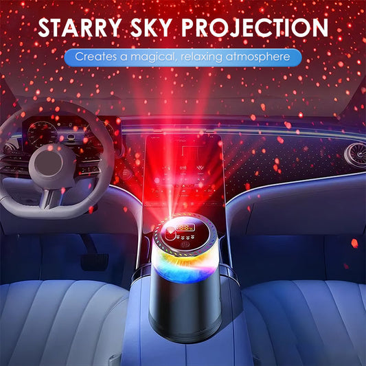 🚗✨ Smart Car Aroma Diffuser with Ambient Light – 50% OFF Today!