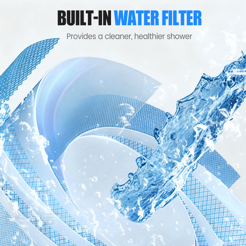 🚿5-Mode Filtered Shower Head – Spa-Style Massage & Skin-Friendly Filtered Water for Healthier Hair & Soft Skin