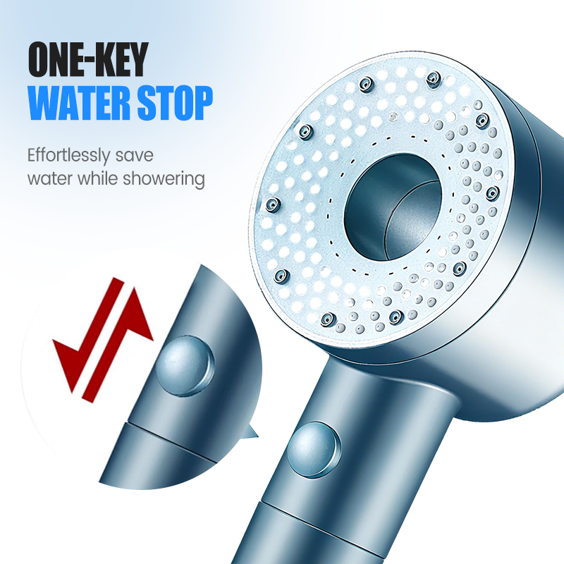 🚿5-Mode Filtered Shower Head – Spa-Style Massage & Skin-Friendly Filtered Water for Healthier Hair & Soft Skin