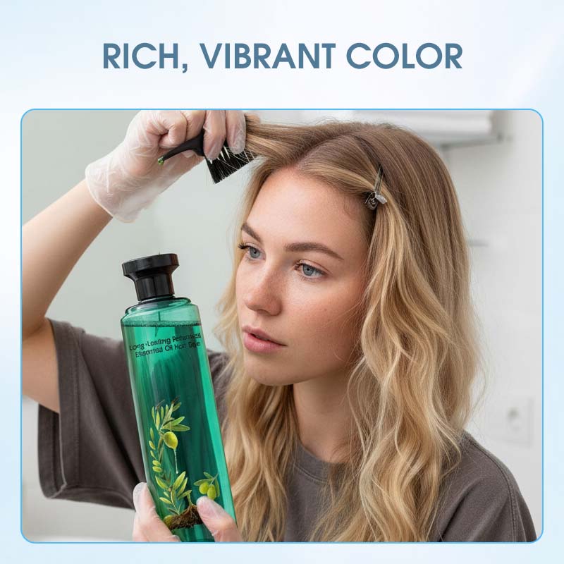 🌿Long-Lasting Botanical Essential Oil Hair Dye