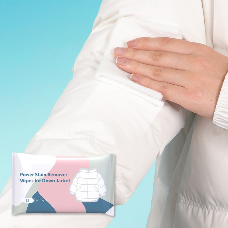Power Stain Remover Wipes for Down Jacket