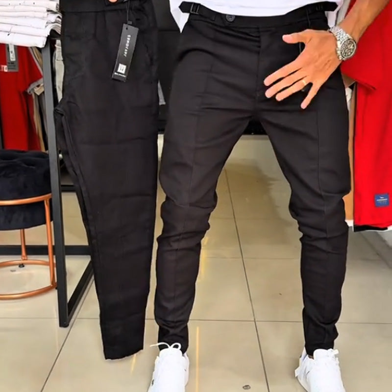 🔥New arrivals offer-Men's Slim-Fit Pants with Adjustable Waist