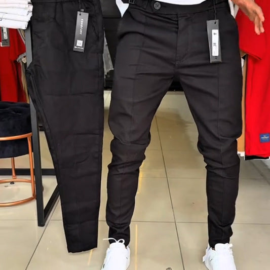 🔥New arrivals offer-Men's Slim-Fit Pants with Adjustable Waist