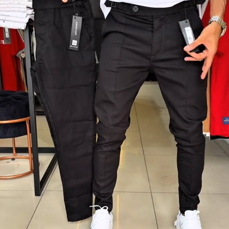 🔥New arrivals offer-Men's Slim-Fit Pants with Adjustable Waist