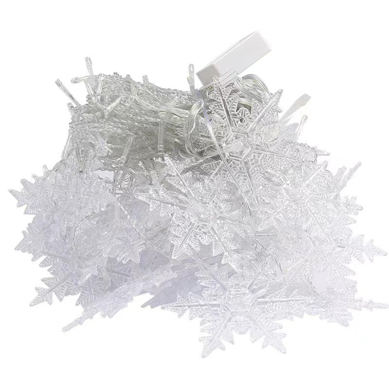 📢📢50 % OFF !!⏰⏰LED Snowflake Curtain String Lights