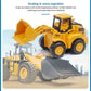 Push & Go Bulldozer Excavator Toy Car