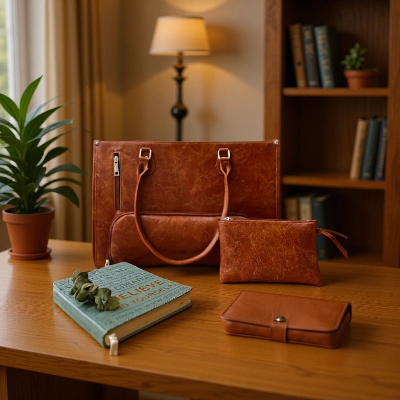 Women's Laptop Tote Bag with Lunch Compartment