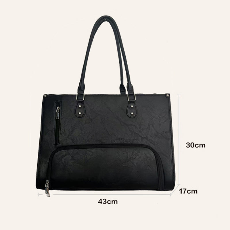 Women's Laptop Tote Bag with Lunch Compartment