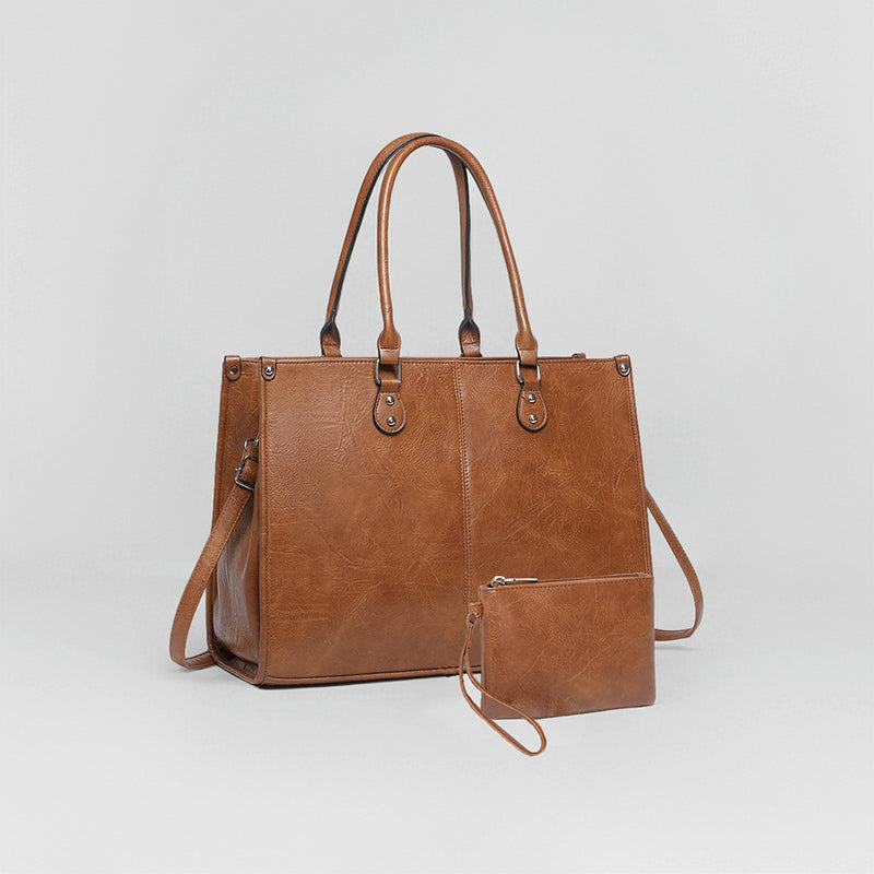 Women's Laptop Tote Bag with Lunch Compartment